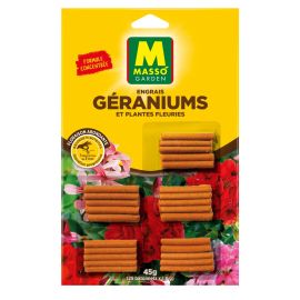 25 b&acirc;tonnets engrais g&eacute;raniums et plantes fleuries