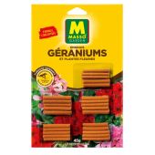 25 b&acirc;tonnets engrais g&eacute;raniums et plantes fleuries