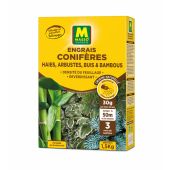 Engrais granul&eacute;s conif&egrave;res, haies, arbustes, buis et bambous UAB