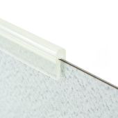 Bande de protection pour bordure &agrave; gazon m&eacute;tal