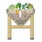 Bac de plantation en V