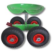 Si&egrave;ge de travail galvanis&eacute; sur roues