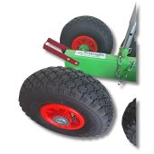 Si&egrave;ge de travail galvanis&eacute; sur roues