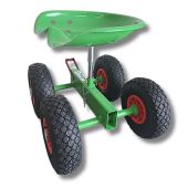 Si&egrave;ge de travail galvanis&eacute; sur roues