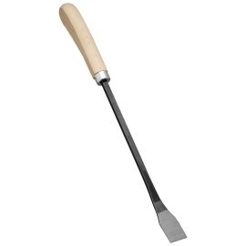 Couteau grattoir poign&eacute;e bois