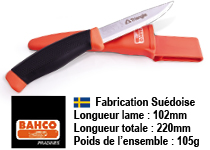 Detail Couteau bahco